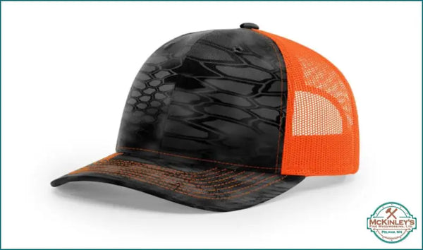Custom Patch Trucker Hats - Camo - Kryptek Typhon Front