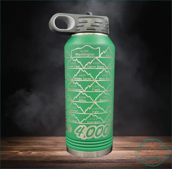 4,000 Footers of New Hampshire 32oz Water Bottle - Drinkware