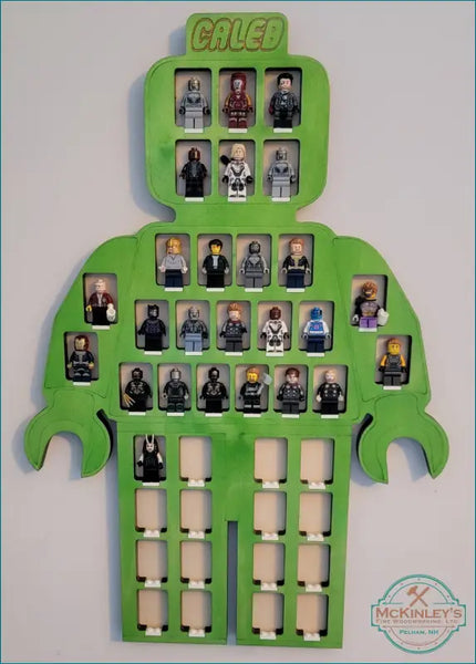 Personalized Bulding Toy Display - Green