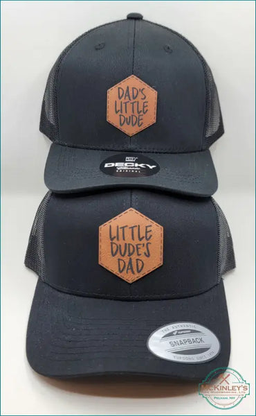 Dad’s Little Dude & Little Dude’s Dad Matching Hat Set