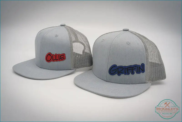 Kids Size Custom Patch Trucker Hats - Headware