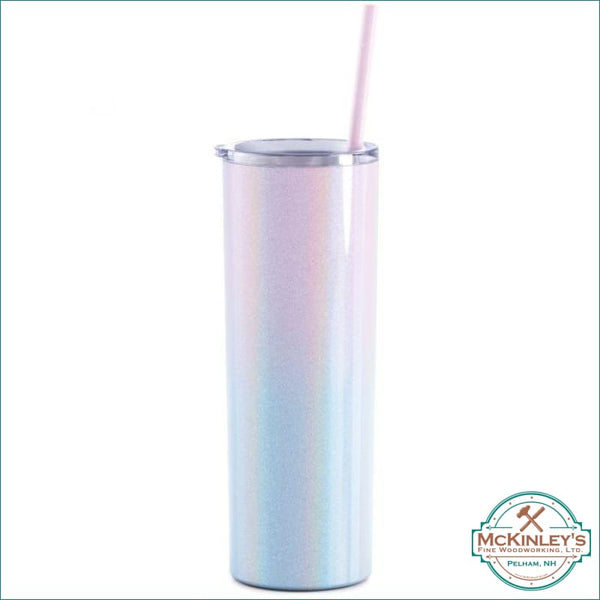 20oz Stainless Steel Skinny Tumblers - Magic Glitter Mist / 