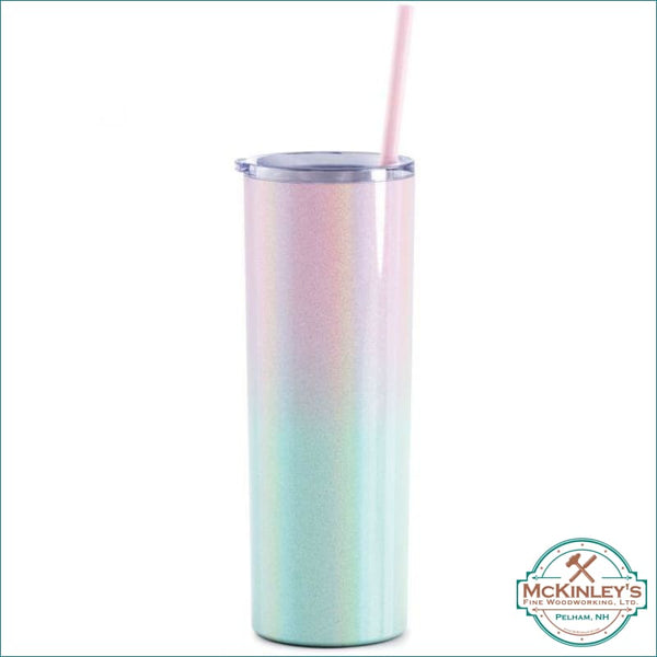 20oz Stainless Steel Skinny Tumblers - Magic Glitter 