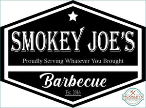 Custom Barbecue Sign