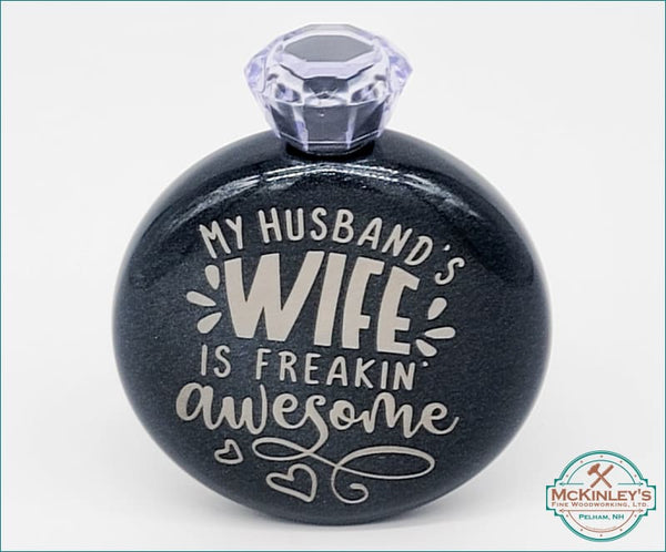 Custom Engraved Jewel Flasks - Drinkware