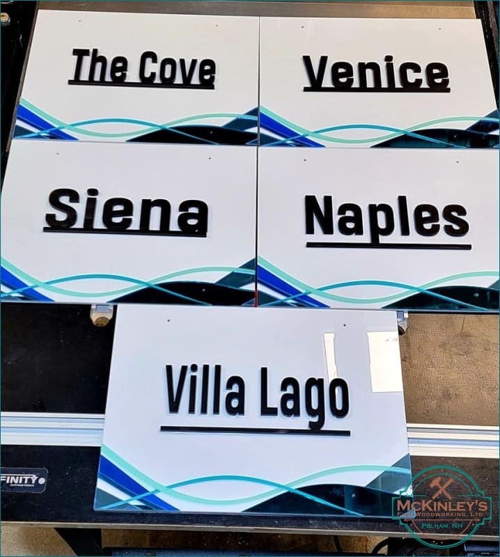 Vacanza Unit Signs